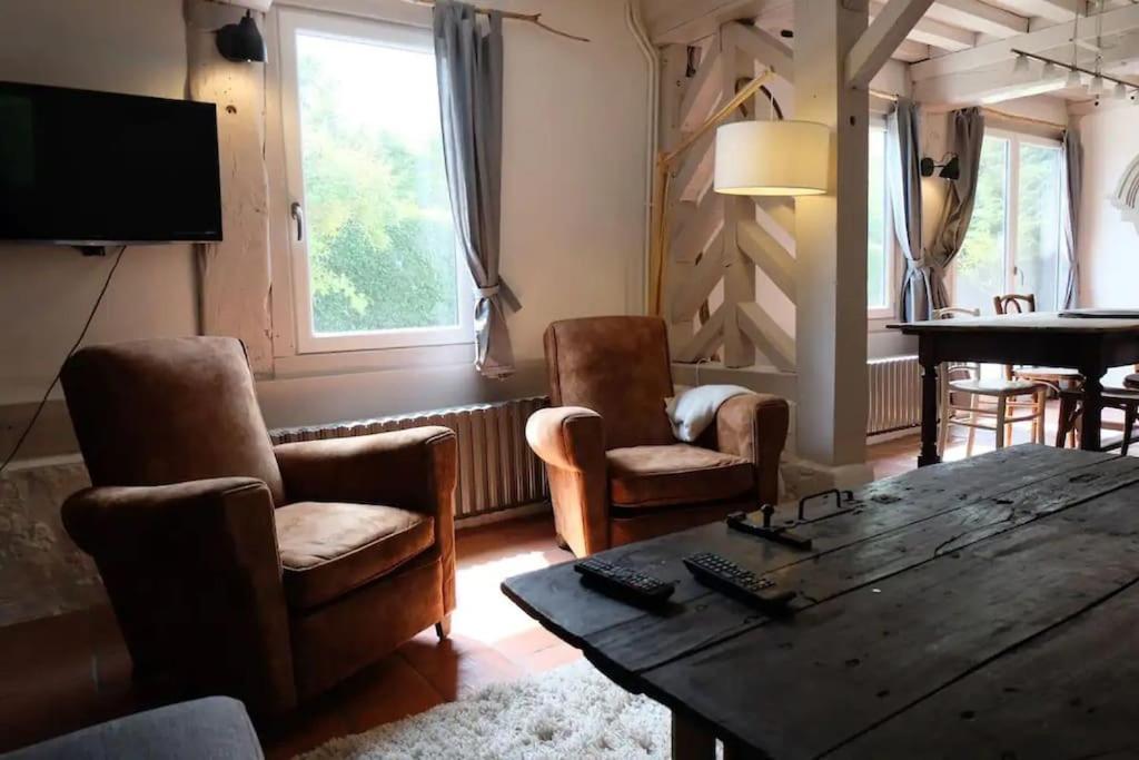 Maison A Colombages Pres De Deauville, Trouville Formentin Kültér fotó